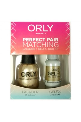 Orly Lacquer + Gel FX - Perfect Pair Matching DUO Kit - Champagne Slushie