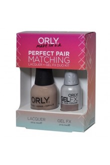 Orly Lacquer + Gel FX - Perfect Pair Matching DUO Kit - Country Club Khaki 