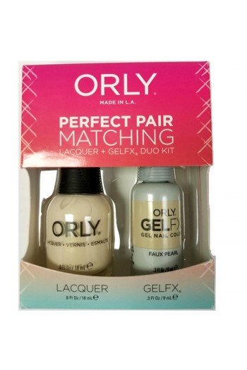 Orly Lacquer + Gel FX - Perfect Pair Matching DUO Kit - Faux Pearl 