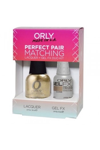 Orly Lacquer + Gel FX - Perfect Pair Matching DUO Kit - Luxe