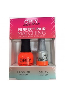 Orly Lacquer + Gel FX - Perfect Pair Matching DUO Kit - Melt Your Popsicle 
