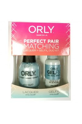 Orly Lacquer + Gel FX - Perfect Pair Matching DUO Kit - Once In A Blue Moon 
