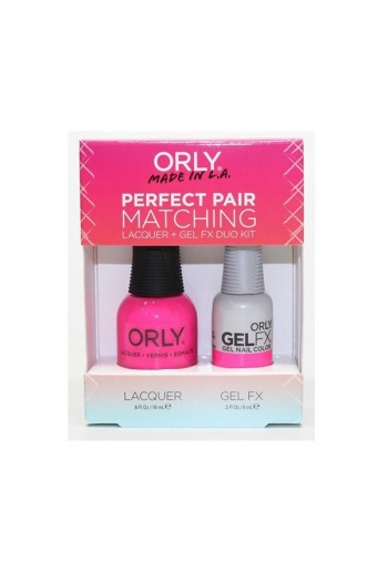 Orly Lacquer + Gel FX - Perfect Pair Matching DUO Kit - Neon Heat 
