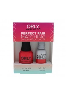 Orly Lacquer + Gel FX - Perfect Pair Matching DUO Kit - Passion Fruit 