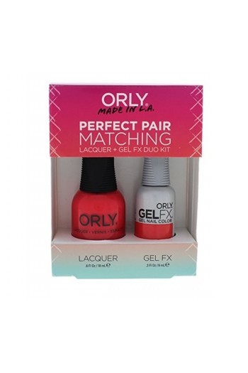 Orly Lacquer + Gel FX - Perfect Pair Matching DUO Kit - Passion Fruit 