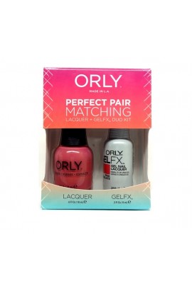 Orly Lacquer + Gel FX - Perfect Pair Matching DUO Kit - Pink Chocolate 