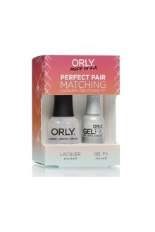 Orly Lacquer + Gel FX - Perfect Pair Matching DUO Kit - Prisma Gloss Silver 