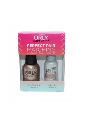 Orly Lacquer + Gel FX - Perfect Pair Matching DUO Kit - Rage 
