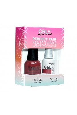 Orly Lacquer + Gel FX - Perfect Pair Matching DUO Kit - Red Flare 