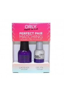 Orly Lacquer + Gel FX - Perfect Pair Matching DUO Kit - Saturated 