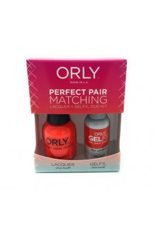 Orly - Perfect Pair Matching Lacquer + Gel FX - Muy Caliente - 0.6 oz / 0.3 oz
