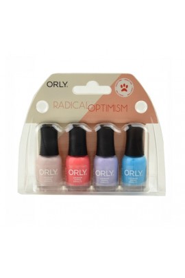 Orly Nail Lacquer - Radical Optimism 2019 Collection - Mini 4pc Kit - 0.18oz / 5.3ml Each