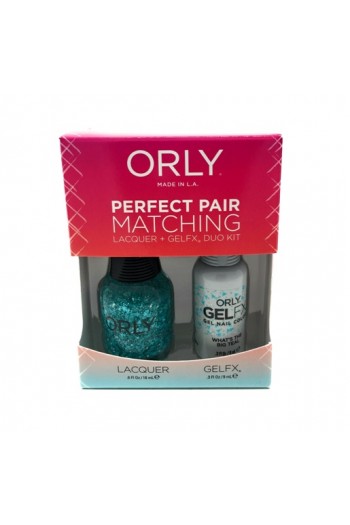 Orly - Perfect Pair Matching Lacquer + Gel FX - What's the Big Teal - 0.6 oz / 0.3 oz