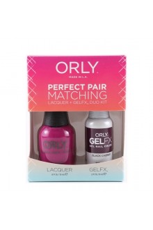 Orly - Perfect Pair Matching Lacquer+Gel FX Kit - Black Cherry - 0.6 oz / 0.3 oz