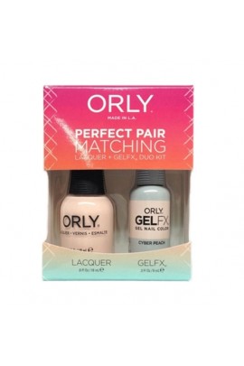 Orly - Perfect Pair Matching Lacquer+Gel FX Kit - Cyber Peach - 0.6 oz / 0.3 oz