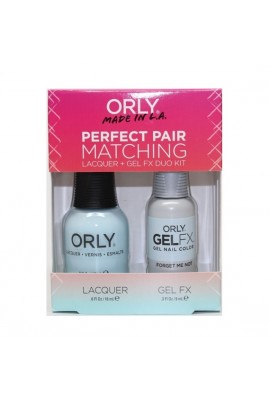 Orly - Perfect Pair Matching Lacquer+Gel FX Kit - Forget Me Not - 0.6 oz / 0.3 oz 