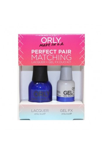 Orly - Perfect Pair Matching Lacquer+Gel FX Kit - In The Navy - 0.6 oz / 0.3 oz 