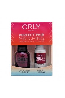 Orly - Perfect Pair Matching Lacquer+Gel FX Kit - Just Bitten - 0.6 oz / 0.3 oz