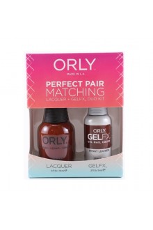 Orly - Perfect Pair Matching Lacquer+Gel FX Kit - Penny Leather - 0.6 oz / 0.3 oz