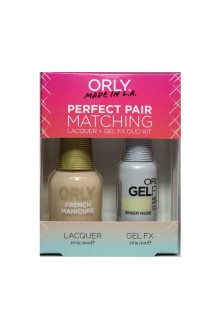 Orly - Perfect Pair Matching Lacquer+Gel FX Kit - Sheer Nude - 0.6 oz / 0.3 oz 
