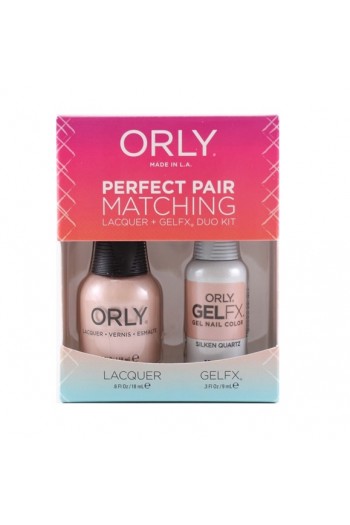 Orly - Perfect Pair Matching Lacquer+Gel FX Kit - Silken Quartz - 0.6 oz / 0.3 oz