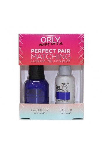 Orly - Perfect Pair Matching Lacquer+Gel FX Kit - The Who's Who - 0.6 oz / 0.3 oz 