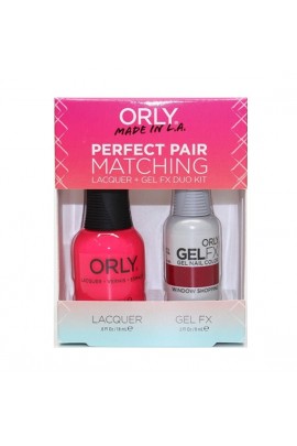 Orly - Perfect Pair Matching Lacquer+Gel FX Kit -Window Shopping - 0.6 oz / 0.3 oz 
