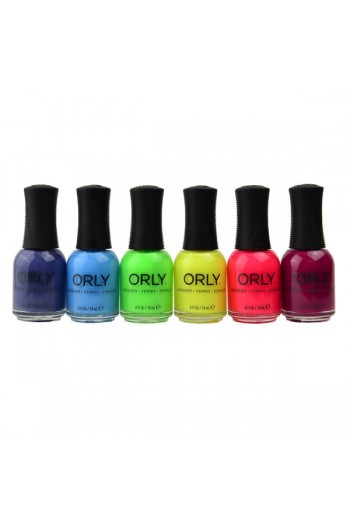 ORLY Nail Lacquer - Retrowave Collection - All 6 Colors - 0.6oz / 18ml