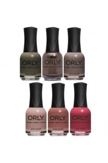 ORLY Lacquer - The New Neutral Collection - All 6 Colors - 18 ml / 0.6 oz