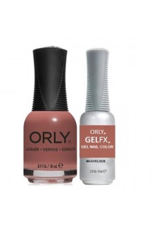 Orly - Perfect Pair Matching Lacquer+Gel FX Kit - Mauvelous - 0.6 oz / 0.3 oz