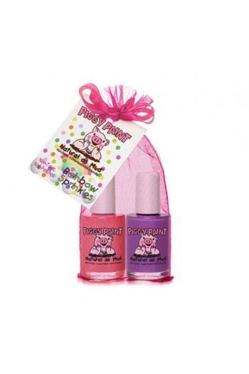 Piggy Paint - Rainbow Sprinkles Gift Set - 2 Nail Polish Set - 0.5oz/15ml each