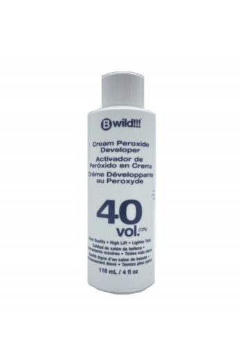 BWild!!! - Cream Peroxide Developer 40 Volume (12%) - 118ml / 4oz