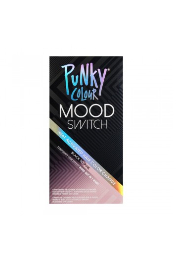 Punky Colour - Mood Switch - Heat Activated Hair Color Change - Black to Pink