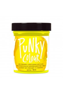 Punky Colour - Semi-Permanent Conditioning Hair Color - Bright Yellow - 3.5oz / 100mL