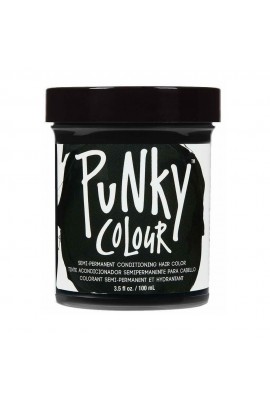 Punky Colour - Semi-Permanent Conditioning Hair Color - Ebony - 3.5oz / 100mL