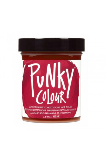 Punky Colour - Semi-Permanent Conditioning Hair Color - Poppy Red - 3.5oz / 100mL