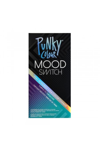 Punky Colour - Mood Switch - Heat Activated Hair Color Change - Purple to Turquoise