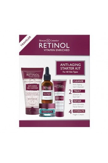 Retinol - Traveler Anti-Aging Starter Kit- 4pc 