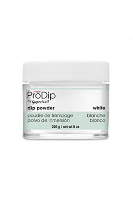 SuperNail ProDip - Dip Powder - White - 226 g / 8 oz