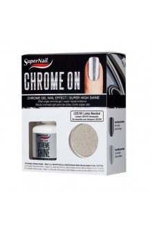 SuperNail - Chrome On - Silver Gel Nail Effect Kit