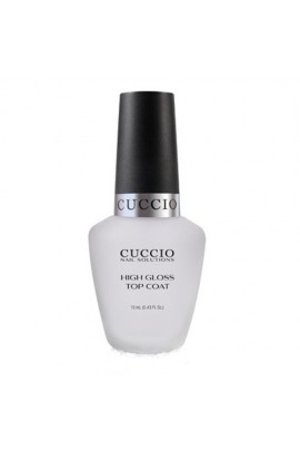 Cuccio Nail Treatments - High Gloss Top Coat - 0.43oz / 13ml