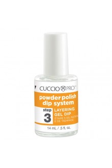 Cuccio Pro - Powder Polish Dip System - Step 3: Layering Gel Dip - 0.5oz / 14ml
