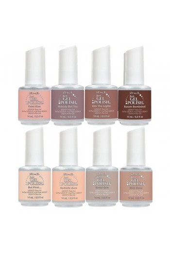 ibd Just Gel Polish - Nude 2017 Collection - 14ml / 0.5oz Each - All 8 Colors