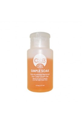 Color Club Nail Treatments - Simple Soak Peach Gel Remover - 6oz / 177ml