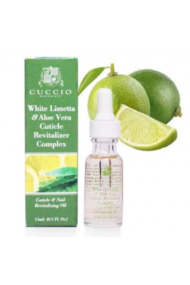 Cuccio Cuticle Revitalizer Complex - White Limetta & Aloe Vera - 0.5oz / 15ml