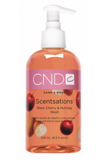 CND Scentsations - Black Cherry & Nutmeg Wash - 8.3oz / 245ml