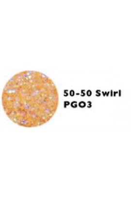 LeChat Glitters Pretty in Pastel: 50-50 Swirl - 3.75g