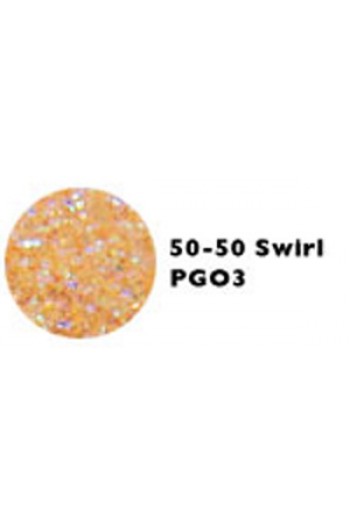 LeChat Glitters Pretty in Pastel: 50-50 Swirl - 3.75g