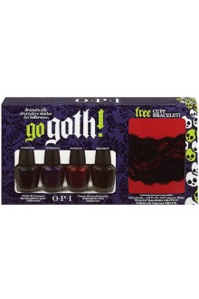 OPI Go Goth! Mini Set - Free Bracelet