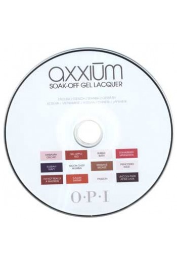 OPI Axxium Soak-Off Gel System Instructional DVD